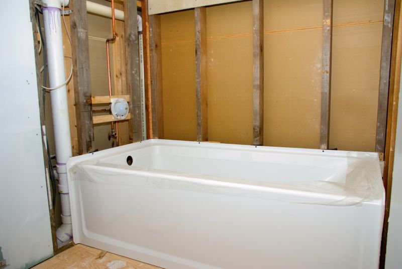 Elegant Bathtub with Fixtures